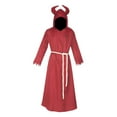 thumbnail image 4 of Cape Robe avec Capuche Diable Halloween Cosplay Costume pour Carnaval Mascarade, 4 of 10