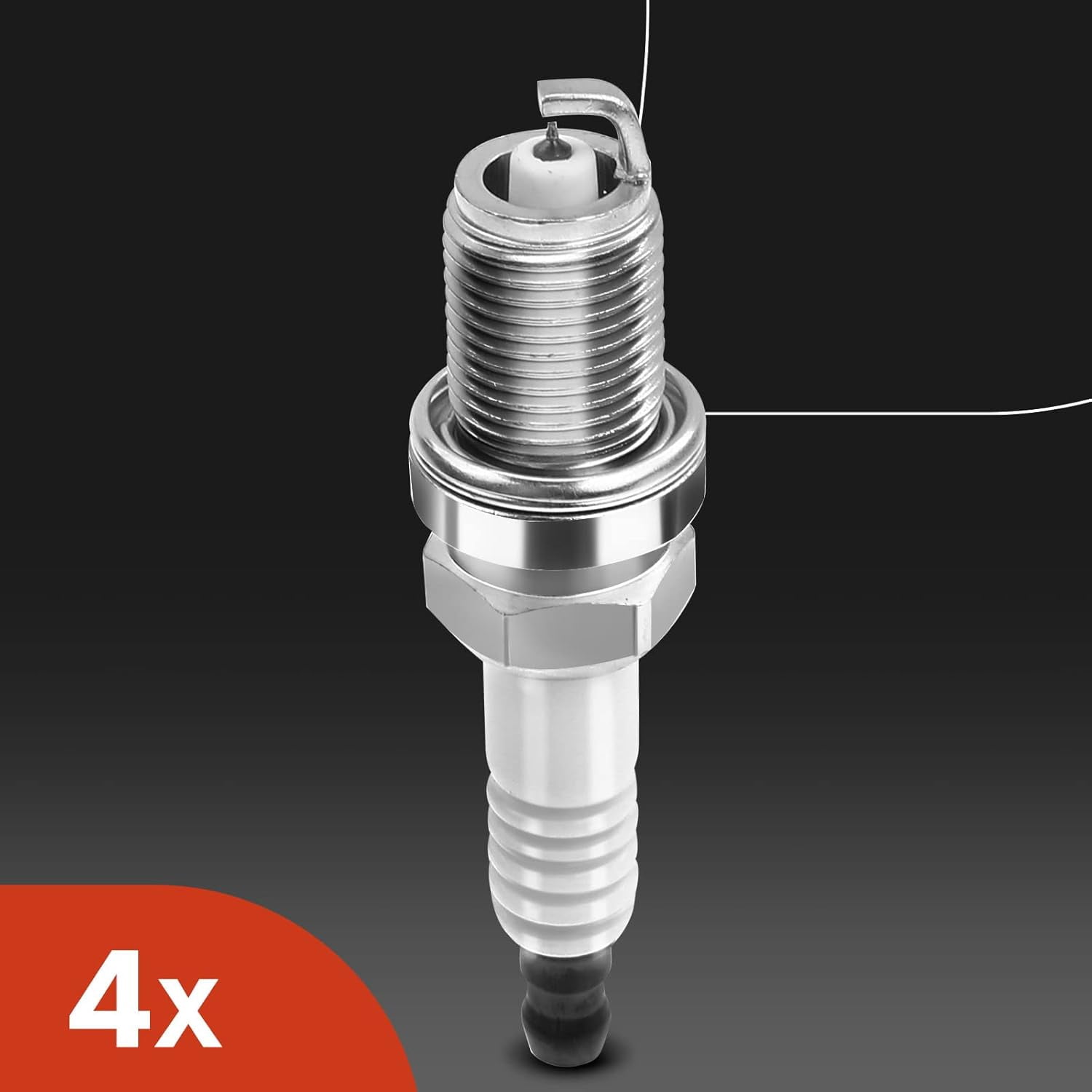 A-Premium Set of 4 Ignition Coil Pack and Iridium Spark Plugs Compatible with Toyota Prius 2001-2009, Yaris 2006-2018, Echo 2000 L4 1.5L