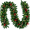 Green, variant on 8.86 Ft Pre-lit Lighted Christmas Garland Decor, Festive Holiday Decoration for Outdoor/Indoor, Green Pine Branches with Red Berries and Pine Cones