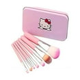 thumbnail image 2 of Rose-7 Pcs Kids Makeup Brush Set - For Foundation, Eyebrow, Eyeliner, Concealer, 2 of 5