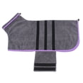 thumbnail image 1 of Dog dry coat - Dry quick dog bag - Dog bathrobe towel - Microfiber, 1 of 5