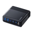 thumbnail image 4 of 140W USB Charger Multi Port Charging Station GaN Fast Charge Desktop Type C Power Adapter LED Display ,Universal Compatibility, 4 of 7