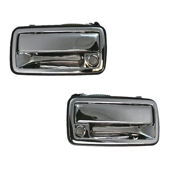 Left and Right Door Handle Set 2 Piece - Compatible with 1994 - 2004 Chevy S10 1995 1996 1997 1998 1999 2000 2001 2002 2003