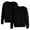 Black, variant on Women's Knit Cardigans 2-Pack, Soft Crochet Open Front Sweaters with Round Neck, Lightweight Layering Cardigan, Comfortable Loungewear Cardigans for Women, Spring Autumn Winter Daily Wear