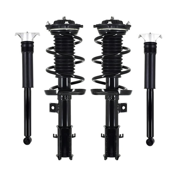 Set Front Quick Complete Strut-Coil Spring-Rear Complete Shock For 2016-2019 Chevrolet Cruze LS, L