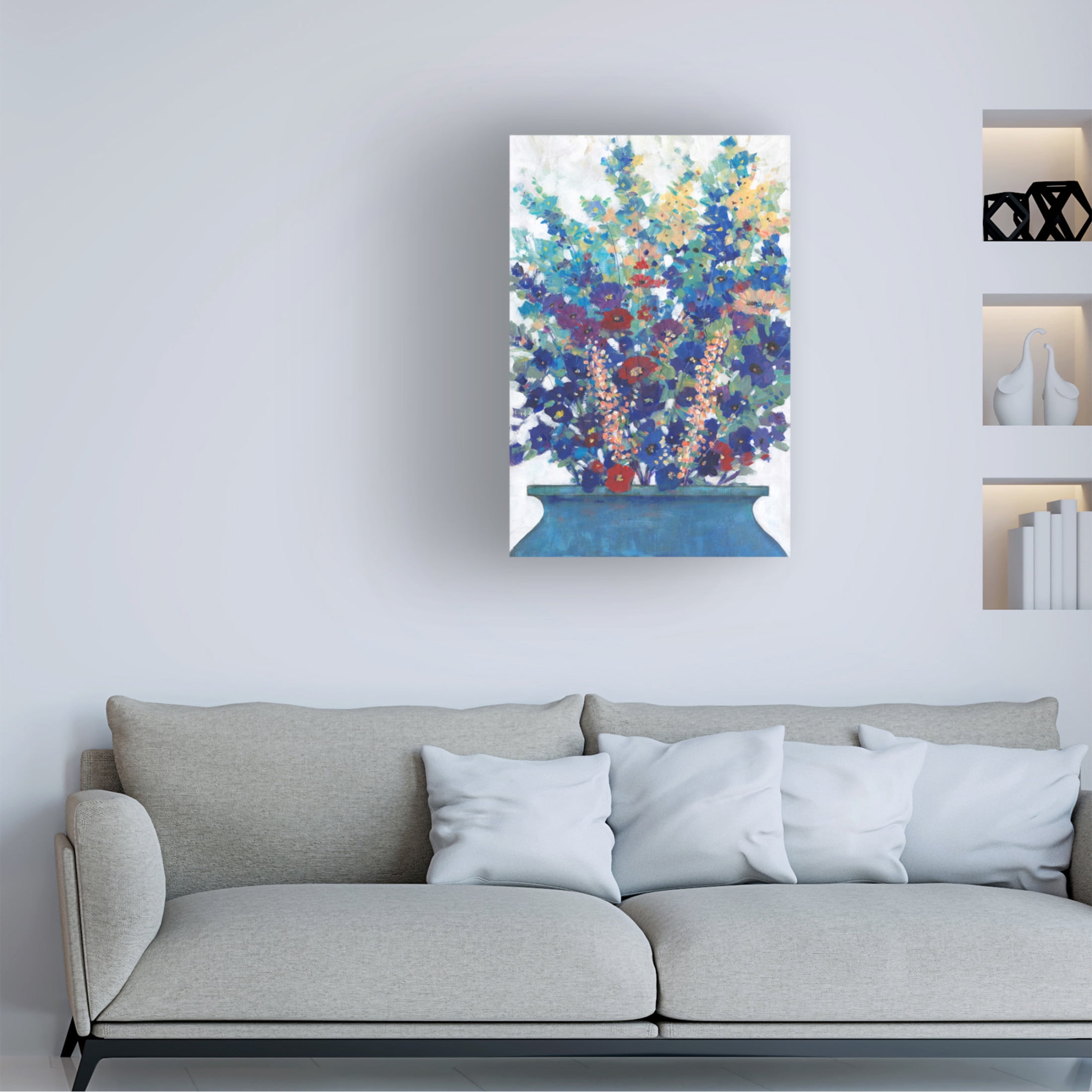 Trademark Fine Art Tim OToole  A bunch of Flowers I Canvas Wall Art