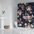 thumbnail image 3 of Waterproof Pioneer Shower Curtain 84x72 Inch Polyester Unique Colorful Floral Shower Curtain for Bathroom Hotel Home Decor with 12 Plastic Hooks, 3 of 5