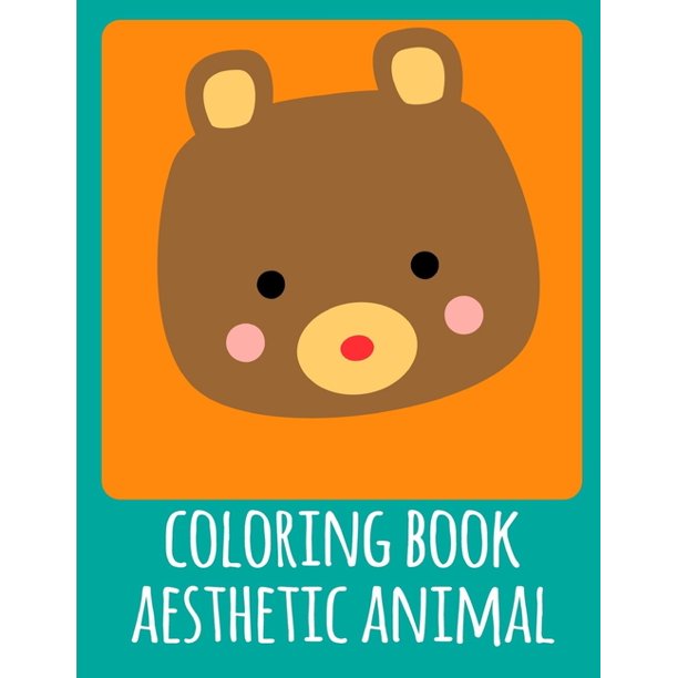 Fun Fact Animals: coloring book aesthetic animal : Adorable Animal Designs, funny coloring pages for kids, children (Series #10) (Paperback)