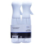 Mainstays Plastic Mister Spray Bottle, White/Clear, 2-Pack