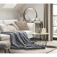 thumbnail image 2 of Avraham  Throw  Black  Polyester  50"x60"  Two  Tone  Shaggy, 2 of 8