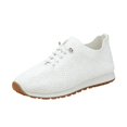 thumbnail image 3 of Willtoo Women’s Orthopedic Dress Shoes Knit Mesh Lace Up Walking Sneakers with Arch Support, Lightweight Breathable Low Top Casual Shoes, Fashion Comfort Daily Footwear, 3 of 6