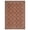 Brick Red, variant on FairOnly 9'x12'Modern Geometric Floral Printed Area Rug for Living Room Machine Washable Ultra Thin Low Pile Non Slip Floor Cover for Living Bedroom Kitchen Dining Room,Black
