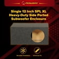 thumbnail image 2 of QPower HD112VL Single 12" SPL XL Side Ported Subwoofer Enclosure, Speaker Not Included, 2 of 10