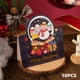 thumbnail image 2 of Tarjeta de mensaje de bendición pequeña de 10 piezas, tarjeta de regalo, tarjeta de felicitación con estampado en caliente, Navidad, nuevo, 2 of 4