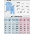 thumbnail image 7 of MoFiz Women's Solid Bamboo Pajamas Set Short Sleeve V-Neck Top and Capri Pants with Pockets Loungewear 2-Piece for Women, 7 of 7