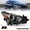 Right, variant on For 2017-2018 Mazda 3 Black Halogen Projector Headlight Headlamp 17-18