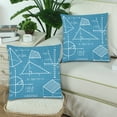 thumbnail image 2 of MKHERT Style Mathematics Throw Pillowcase Pillow Cover Cushion Couver 18x18 inch, Set of 2, 2 of 3