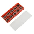 thumbnail image 4 of 10 Pcs 15X15X2.5mm-R150-4R0.5 Inserts de Coupe en Carbure Carrés Remplacement de Rangée 6, 4 of 9