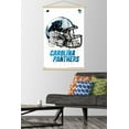 thumbnail image 2 of NFL Carolina Panthers - Drip Helmet 20 Wall Poster with Wooden Magnetic Frame, 22.375" x 34", 2 of 5