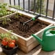 thumbnail image 4 of Herramienta de jardín de acero templado a mano para rastrillo hortícola | Metal negro resistente al óxido | Mango reforzado con fibra | 28x11x7,7cm | Plantación de flores multiusos duraderas, 4 of 6