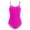 Hot Pink, variant on Tween Girls Swimsuit Pink Kids 1 Piece Swimsuit Girls Sleeveless Rash Guard Pool Party Summer Essentials 12-13 Years