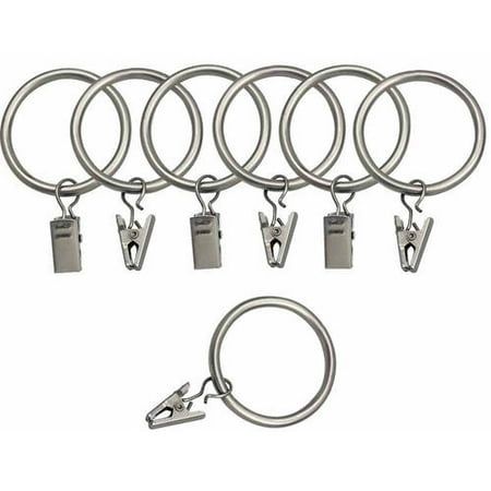 Bali 1 5 Curtain Rings With Clips Available In Multiple Colors