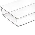 thumbnail image 5 of Drawer Storage Divid Box Transparent Plastic Tray, Stackable Storage Organizer for Bedroom Bathroom Office Use, 5 of 5