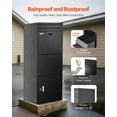 thumbnail image 3 of VEVOR Package Delivery Boxes for Outside 47.2 in Anti-Theft Lockable Parcel Drop Box, 3 of 9