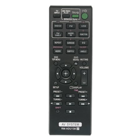 New RM-ADU138 Remote for Sony AV System HBD-TZ140 DAV-TZ140 HBD-TZ130 RMADU138
