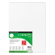 Daler-Rowney Simply Canvas, White Stretched, 11x14 inch, 2 Piece - Teens, Students, Artists, Kids