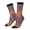 2 Black-1, variant on Lavender Flowers Print Adult Socks for Men & Women,Calf Socks, Ankle Socks,Boots Socks,Breathable Casual Sock,Unisex Crew Socks