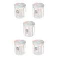 thumbnail image 3 of relayinert Plastic Divided Box Organizer Clear BPA Container Plastic Case Free Storage 1500ml 5Set, 3 of 6