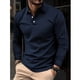thumbnail image 5 of pstuiky Camisas para hombre de manga larga, Camisa blusa de manga larga con cuello alto y botones estilo casual a la moda para hombre tops de invierno para hombre xl, 5 of 5