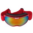 thumbnail image 1 of Gafas de esquí para niños de color rojo con doble capa de protección contra el viento y la niebla para aventuras al aire libre, 1 of 8