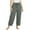 Gray, variant on XFLWAM Womens Corduroy Barrel Pants Drawstring Elastic Waist Wide Leg Baggy Pants Casual Loose Fall Winter Trousers with Pockets