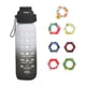 thumbnail image 1 of Compre 2 Ahorre un 10% en una botella de 1 litro, actualice el juego de botellas de agua con pajita para beber de 7 cápsulas, sin azúcar, botella de agua para exteriores gratisCalidadExperiencia de u, 1 of 7