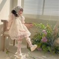 thumbnail image 4 of Imitation Crystal Beads Socks Toddlers Calf Length Socks Girls Soft and Breathable Pile Socks for Daily Festive Wear, 4 of 4