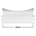 thumbnail image 4 of Adecuado para el nuevo reloj Galaxy Watch5/5 Pro/4/4 Classic conector metálico universal cabezal liberación rápida conector correa + pendientes dobles especiales - 1 par - plateado, 4 of 9