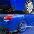 thumbnail image 3 of Rear Bumper Diffuser, 2 Pcs Rear Bumper Side Diffuser Left Right Lightweight Easy Install Replacement for Impreza  STI VA 2015 to 2021, 3 of 7