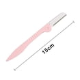 thumbnail image 2 of CHOK 3 Pieces Eyebrow Razor Eyebrow Razors Shaver Microblades for Women Face Hair Dermaplaning Tool Shaper Trimmer with Precision Cover Skincare - shape1, 2 of 5