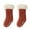 Coffee, variant on EnJoCho Baby Boy Girl Winter Sock Solid Ankle Crew Socks With Grips Toddler Kids Unisex Lined Warm Thick Cotton Socks Baby Boys Girls Soft Cute Casual Socks School Home Indoor&Outdoor
