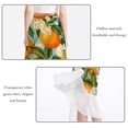 thumbnail image 2 of Tangerine Stylish Chiffon Women's Beach Dresses with Polyester Straps for Sunny Days, 2 of 6