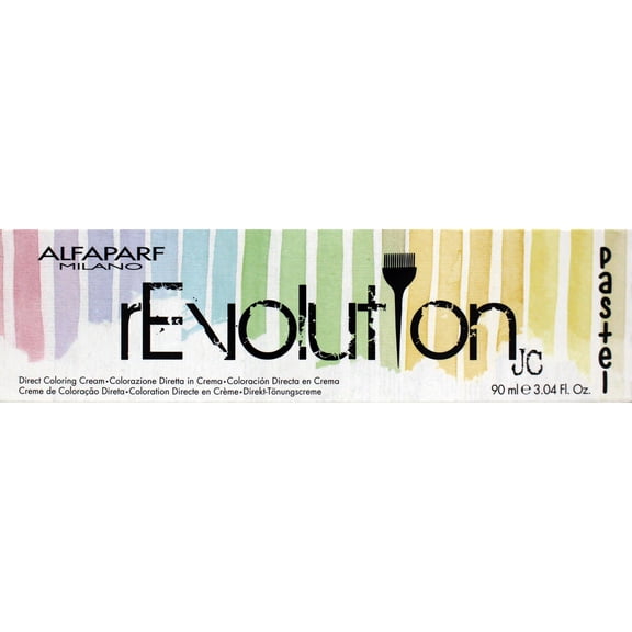 Alfaparf Revolution Pastel Direct Coloring Cream Pastel Blue 3.04 Ounce