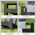 thumbnail image 4 of Better Homes & Gardens Ezra Outdoor HDPE Adirondack Chair, Black, 4 of 14