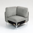 thumbnail image 2 of Modular Sectional Sofa Corner Seat,Middle Seat Module Couch,Gray, 2 of 8