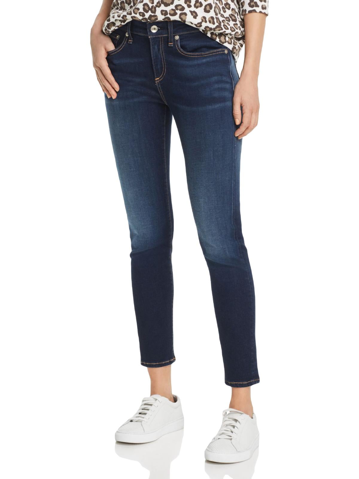 Ankle Skinny Jeans Blue 