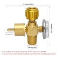 thumbnail image 4 of 2L Welding Torch Steel Cylinder Oxygen Valve Handheld Welding Torch Oxygen Switch Valve All Copper Valve For Refrigeration, 4 of 9