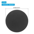 thumbnail image 2 of Uxcell 6.3" Dia. Adhesive Non-Slip Backed Felt, 2 Pcs 5mm Thick Round Lamp Base Anti-Slip Mat Anti-Scratch Pad, Black, 2 of 6