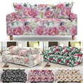 thumbnail image 2 of Floral Sofa Covers for Living Room Stretch Slipcovers Sectional Couch Cover Loveseat Armchair Corner Sofa Cover 1/2/3/4 Seaters, 2 of 7