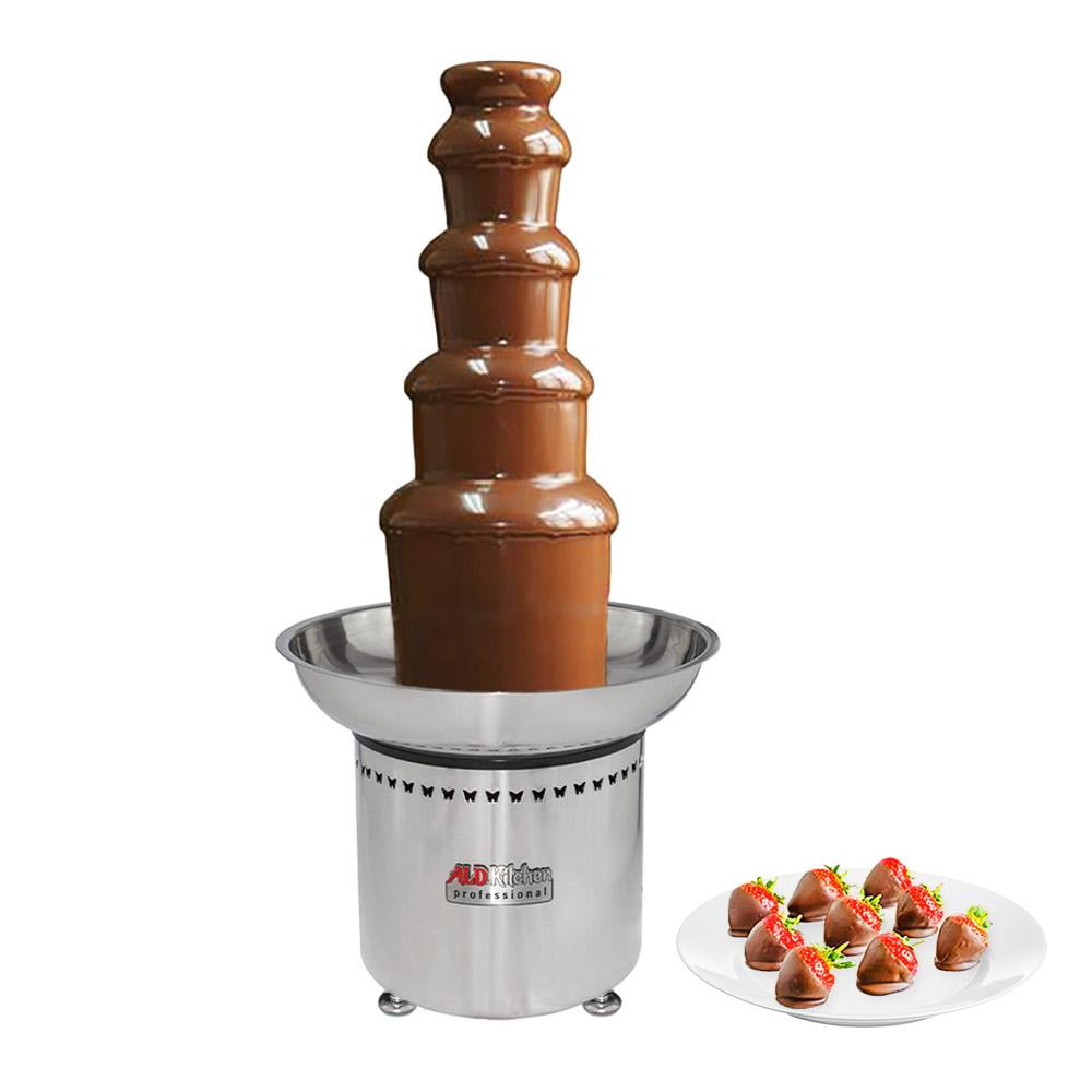 ALDKitchen Chocolate Fountain Machine Stainless Steel Chocolate Fondue Fountain for Party